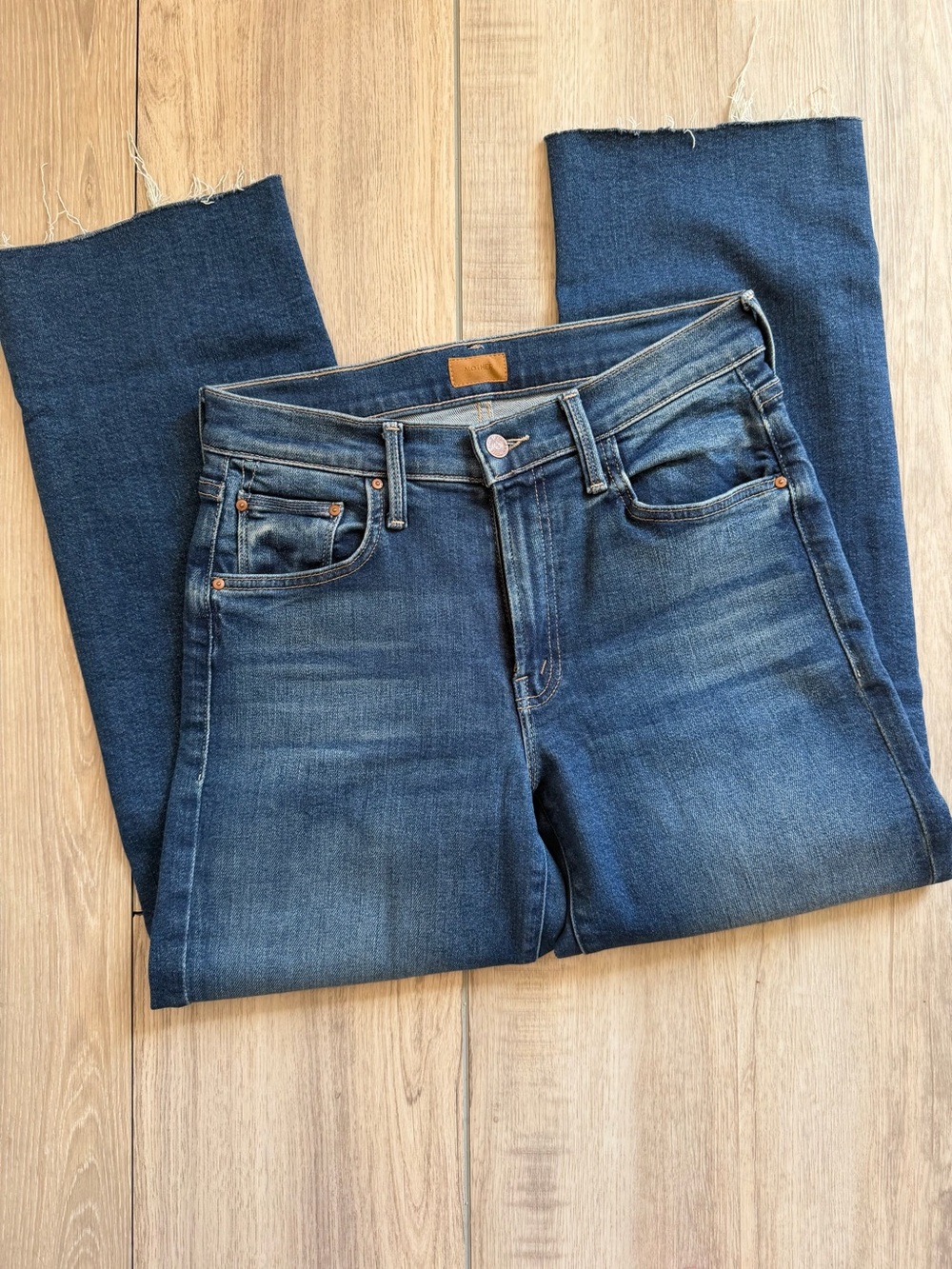 MOTHER Mid Rise Rambler Zip Ankle Fray - Picture 8 of 12